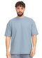 Baby Blue V - Squares O.S Round T-Shirt - Khotwh