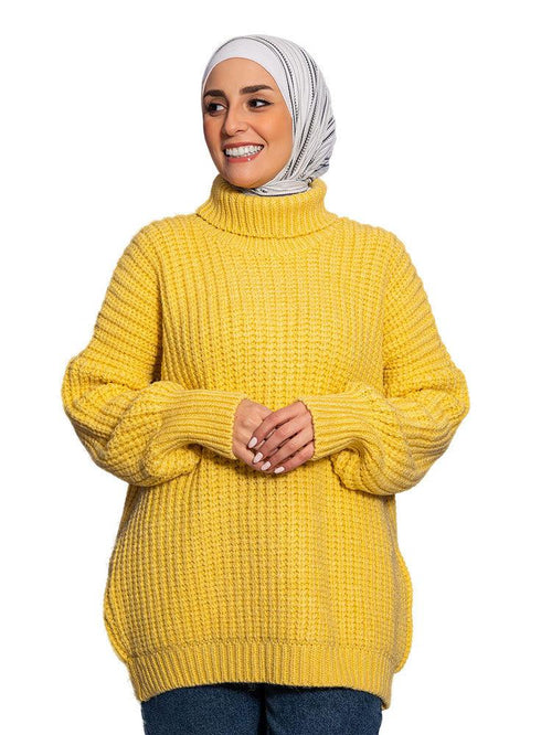 Baby Yellow Puffy Pullover - Khotwh