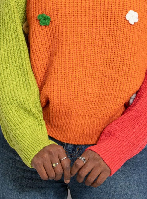 Bastag*W.melon Flower Pullover - Khotwh