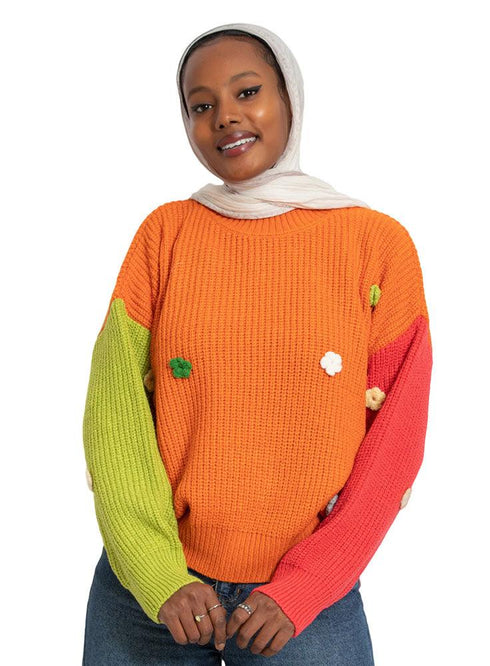 Bastag*W.melon Flower Pullover - Khotwh