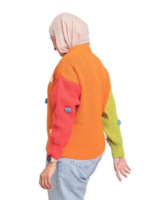 Bastag*W.melon Flower Pullover - Khotwh