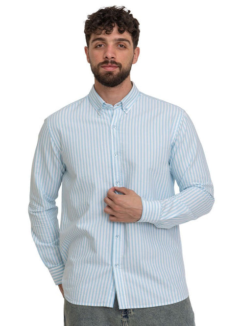 B.Blue - Design 2 Striped Oxford Shirt - Khotwh