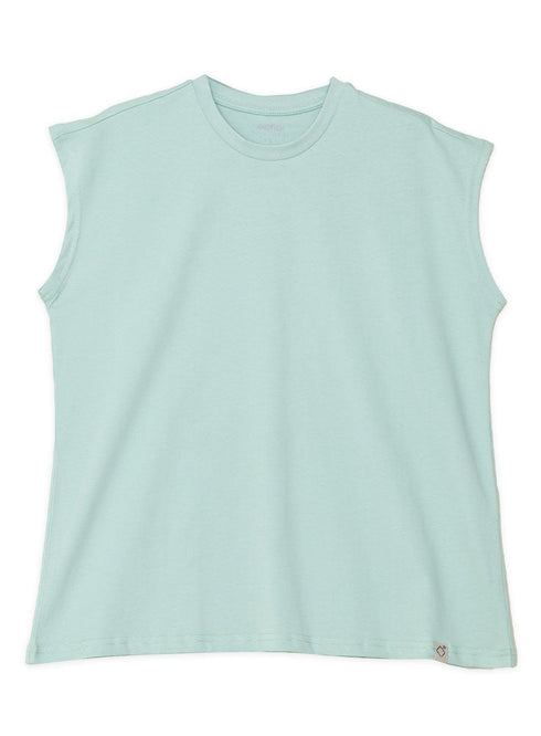 Beach Green Short Sleeveless - Khotwh