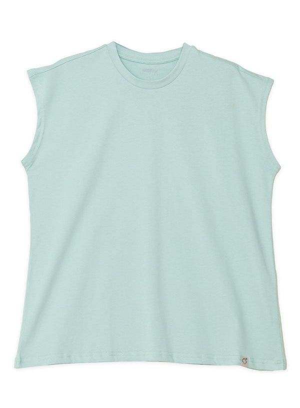 Beach Green Short Sleeveless - Khotwh