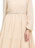 Beige Basic Dress - Khotwh