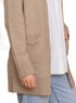 Beige Basic Pocket Cardigan - Khotwh