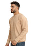 Beige Basic Round Pullover - Khotwh