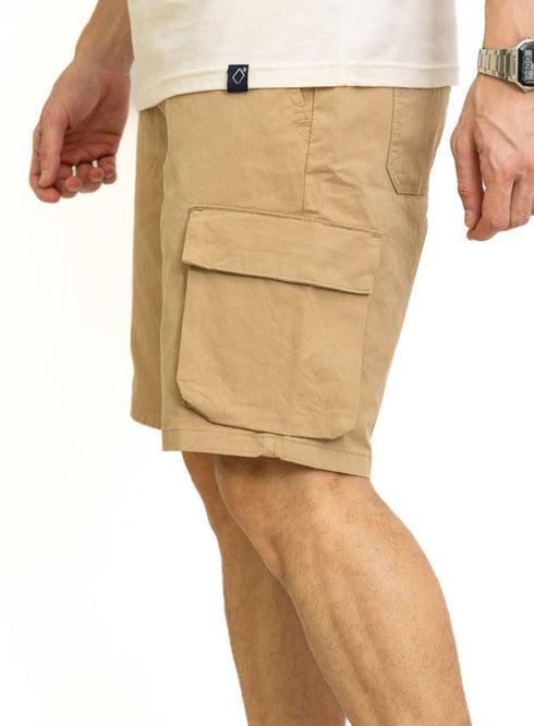 Beige Cargo Short - Khotwh
