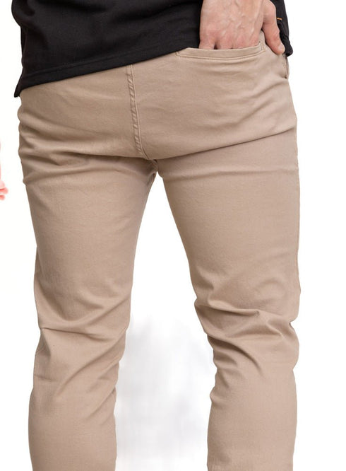 Beige Classic Pant - Khotwh