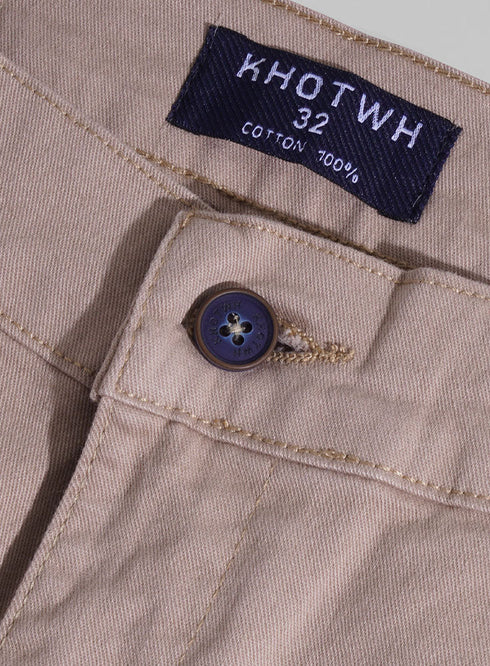 Beige Classic Pant - Khotwh