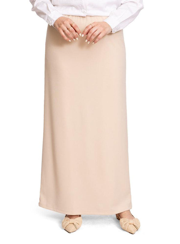Beige Classic Skirt - Khotwh