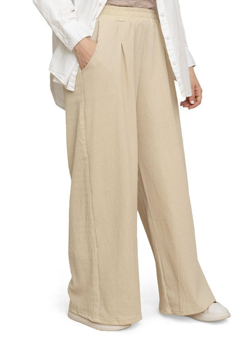 Beige Crochet Pant - Khotwh