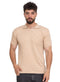 Beige Design 1 - F - Polo Neck T-Shirt - Khotwh
