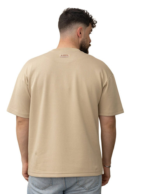Beige Design 1004 NF - Round T-Shirt - Khotwh