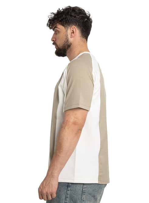 Beige Design 1017 NF - Round T-Shirt - Khotwh