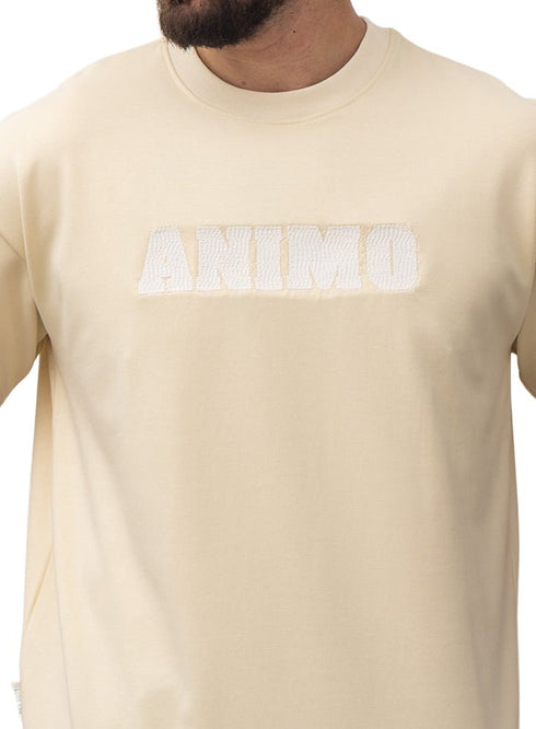 Beige Design 1026 NF - Round T-Shirt - Khotwh