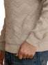 Beige Design 2401 Round Pullover - Khotwh