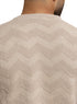 Beige Design 2401 Round Pullover - Khotwh