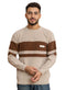Beige Design 2402 Round Pullover - Khotwh