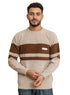 Beige Design 2402 Round Pullover - Khotwh