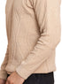 Beige Design 2421 Round Pullover - Khotwh