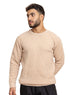 Beige Design 2421 Round Pullover - Khotwh