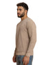 Beige Design 2431 Round Pullover - Khotwh