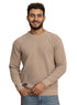 Beige Design 2431 Round Pullover - Khotwh