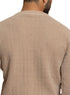 Beige Design 2431 Round Pullover - Khotwh