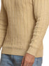 Beige Design 2445 Round Pullover - Khotwh