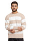 Beige Design 2446 Round Pullover - Khotwh