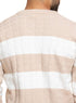 Beige Design 2446 Round Pullover - Khotwh