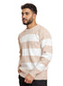 Beige Design 2446 Round Pullover - Khotwh