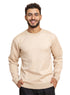 Beige Design 2451 Round Pullover - Khotwh