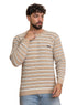 Beige Design 2454 Round Pullover - Khotwh