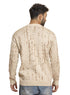Beige Design 2458 Round Pullover - Khotwh
