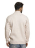 Beige Design 2463 Round Pullover - Khotwh