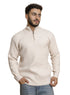 Beige Design 2463 Round Pullover - Khotwh