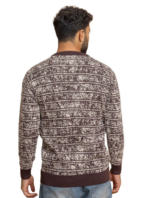 Beige Design 2465 Round Pullover - Khotwh