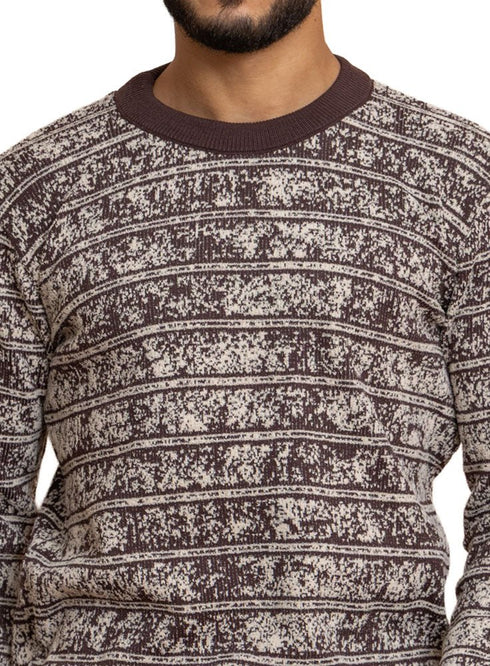 Beige Design 2465 Round Pullover - Khotwh