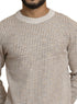 Beige Design 2466 Round Pullover - Khotwh
