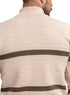 Beige Design 2471 Round Pullover - Khotwh
