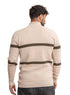 Beige Design 2471 Round Pullover - Khotwh