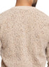 Beige Design 2472 Round Pullover - Khotwh