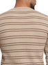 Beige Design 2477 Round Pullover - Khotwh