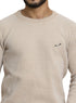Beige Design 2478 Round Pullover - Khotwh
