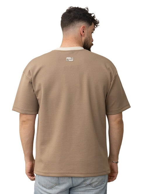 Beige Design 3016 NF - Round T-Shirt - Khotwh
