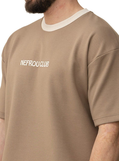 Beige Design 3016 NF - Round T-Shirt - Khotwh