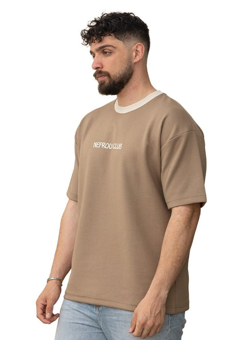 Beige Design 3016 NF - Round T-Shirt - Khotwh