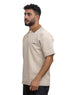 Beige Design 3017 NF - Polo Neck T-Shirt - Khotwh